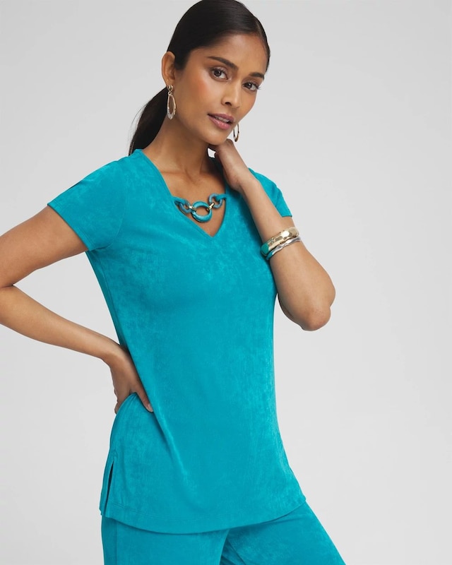 Travelers Chain Detail Top